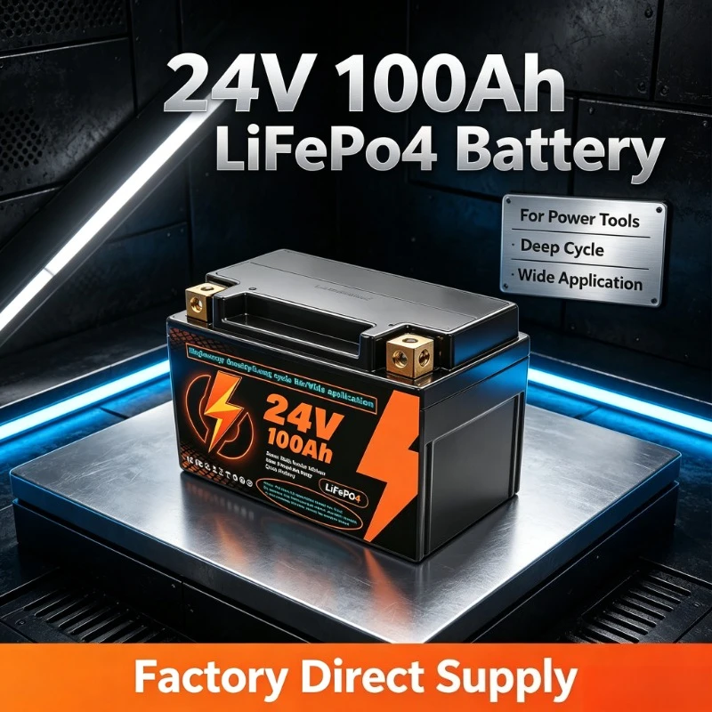 

24V 100Ah Lithium Ion Battery Pack For Marine RV Offshore Drilling Warehouse AGVs Polar Research Deep-Sea Equipment US EU