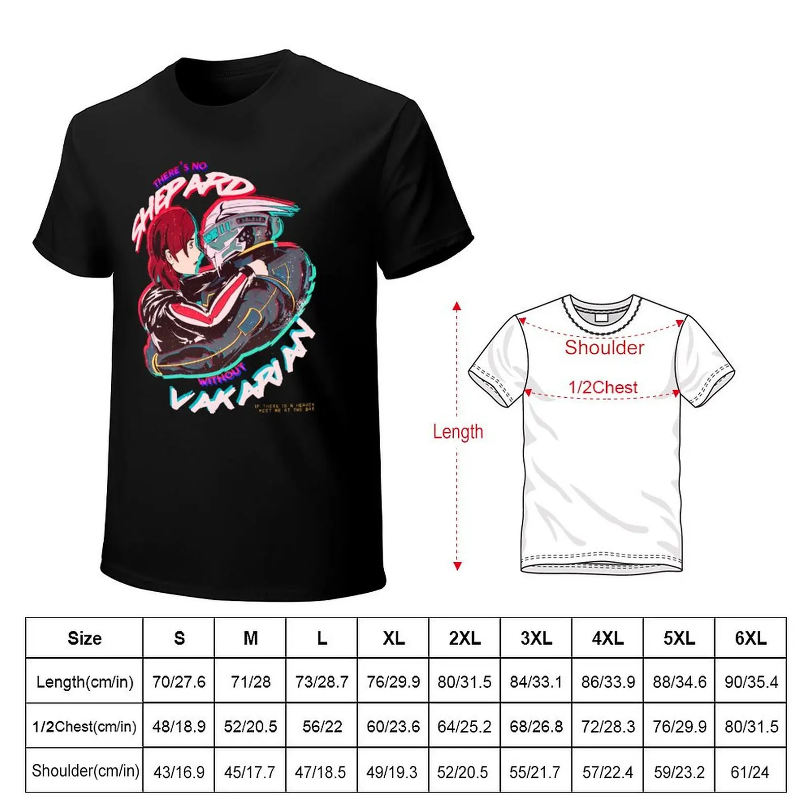 No Shepard Without (Garrus) Vakarian T-Shirt Ultra Soft Breathable Tee Top
