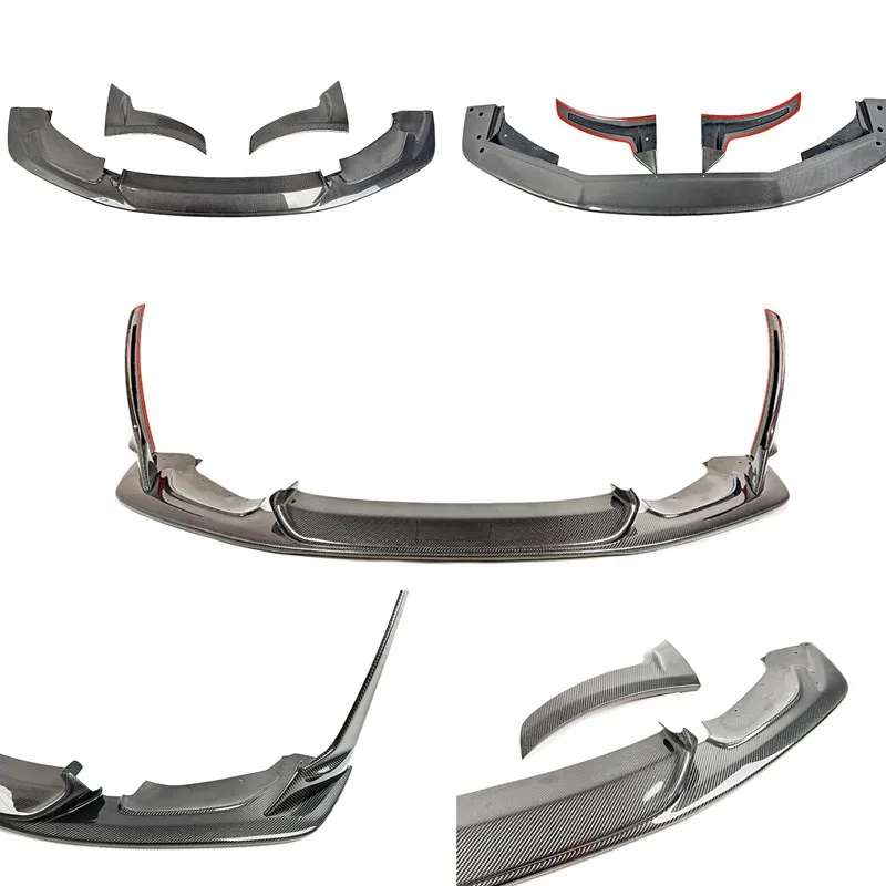 New! M3 F80 Front lip Laptor style Carbon Fiber Front Lip Front Bumper Splitter Lip Spoiler For  F80 F82 F83 M3 M4custom