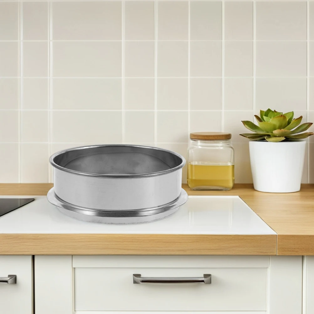 

Ceramic Tool Glaze Sieve Stainless Steel Round Fine Mesh Strainer Kitchen Industrial Durable Efficient Pottery