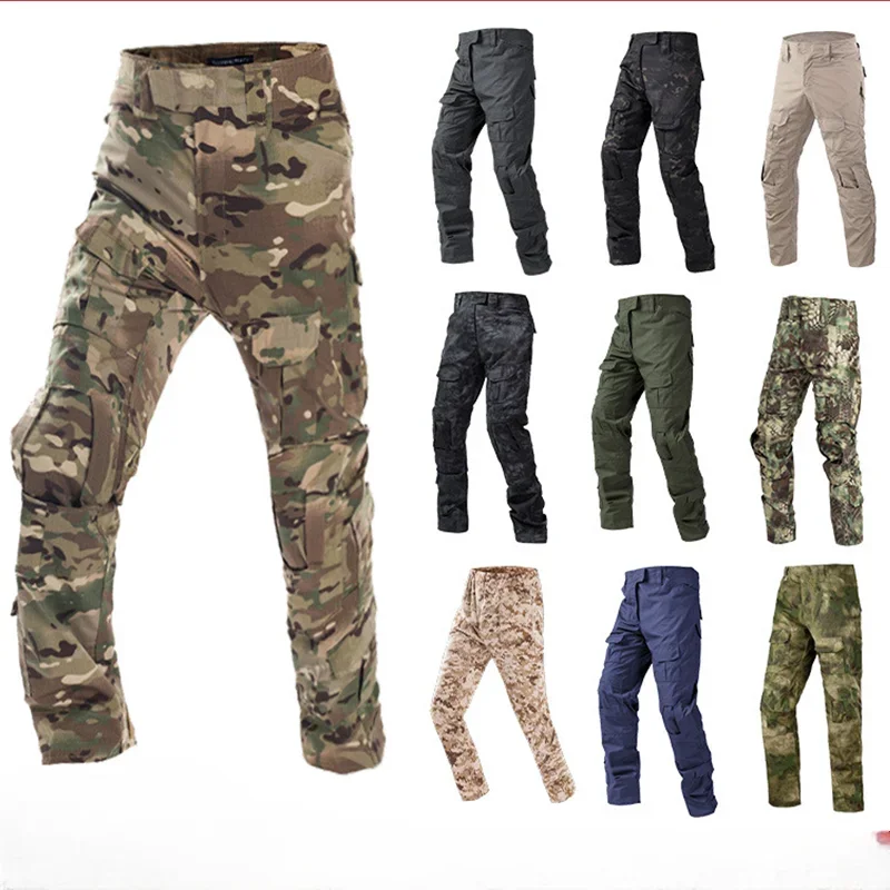 Multicam Men's Tactical Militar Pants Militar Uniform Men Work Wear Trousers Hunting Clothes Multicam