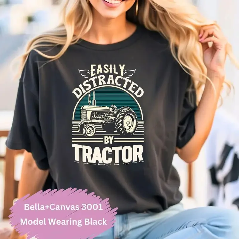 Tractor T Shirt For Farmer Funny Farming Driver S Vintagetractor Lover
