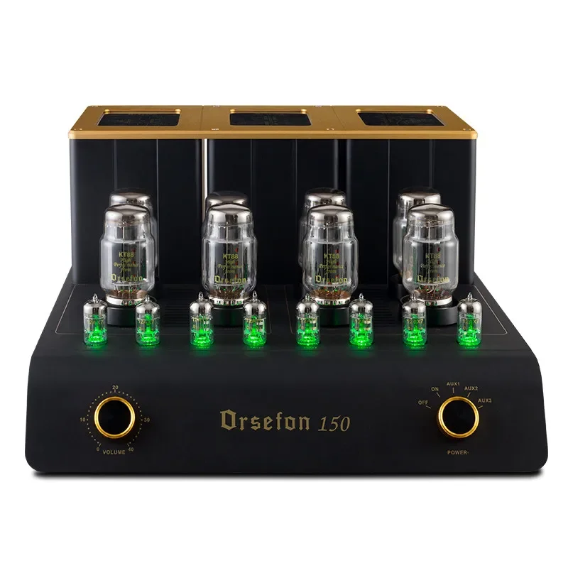 M-075 Bile Machine Amplifier Clone Mcintosh MC150 KT88 Vacuum Tube HIFI Super Power Bile Machine Single Side 150W Pushable ATC
