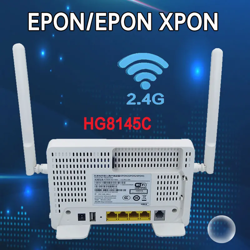 GPON ONU EPON HG8145C XPON ONT termianl with 1GE+3FE+voice+2.4Gwifi English software compatible hG8546M 100% Original new