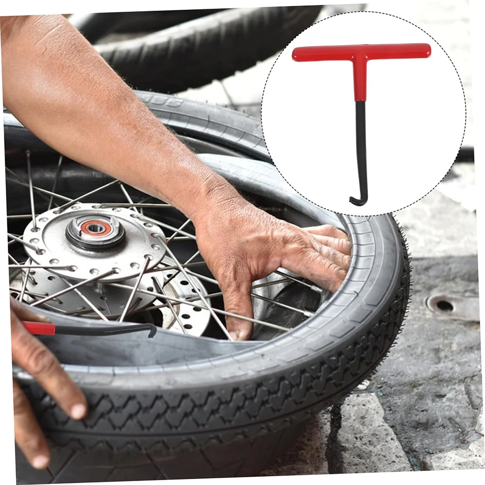 Durable Exhaust Spring Hook - T Shaped Handle Puller Tool for Motorcycle Bike Vehicle Exhaust Pipe Installation & Removal