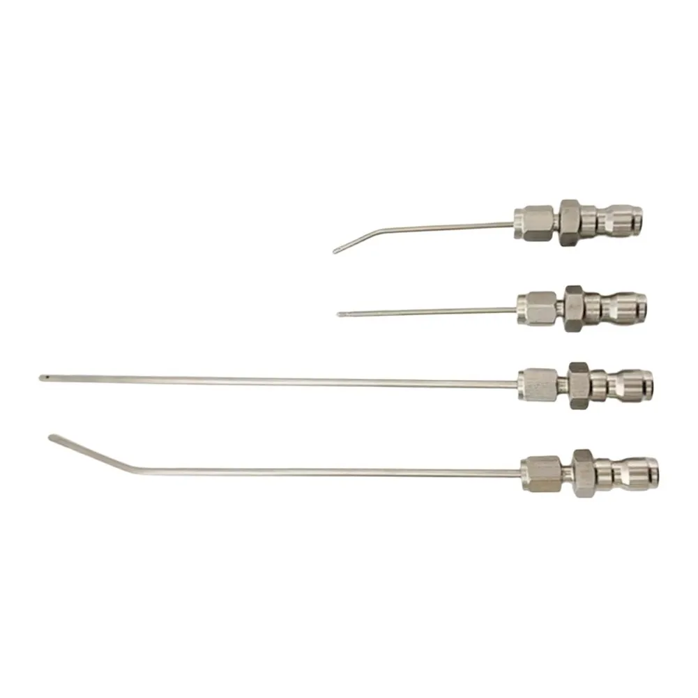 Stainless Steel High Pressure Washer Nozzle Kit 4PCS Extension Needle For Air Conditioner Washing Machine Deep Cleaning Tool