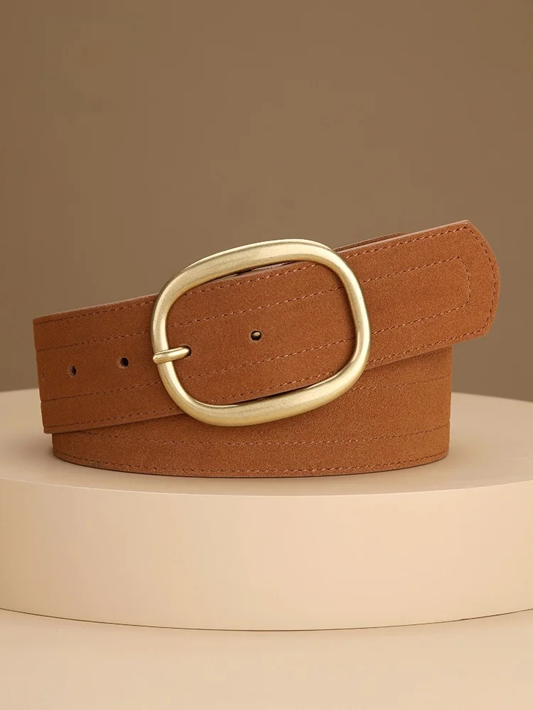 spirit-women's-brown-decorative-wide-waist-belt-fashionable-elastic-skirt-accessory-suitable-for-all-ages-youth-to-elderly