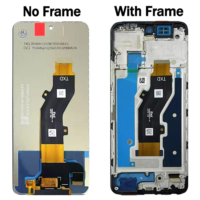 Wyświetlacz 6.67' Testowany Spark30C do Tecno Spark 30C 4G/5G KL8H KL5 KL5N, ekran LCD z dotykiem, digitizer, komplet. — zdjęcie produktu 6