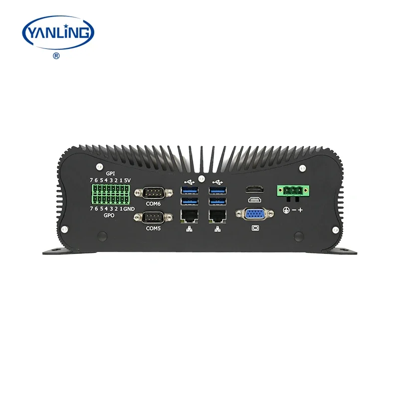 Mini Industrial PC Computer Linux Pfsense Barebone Micro computer Fanless Embedded Industrial Computer