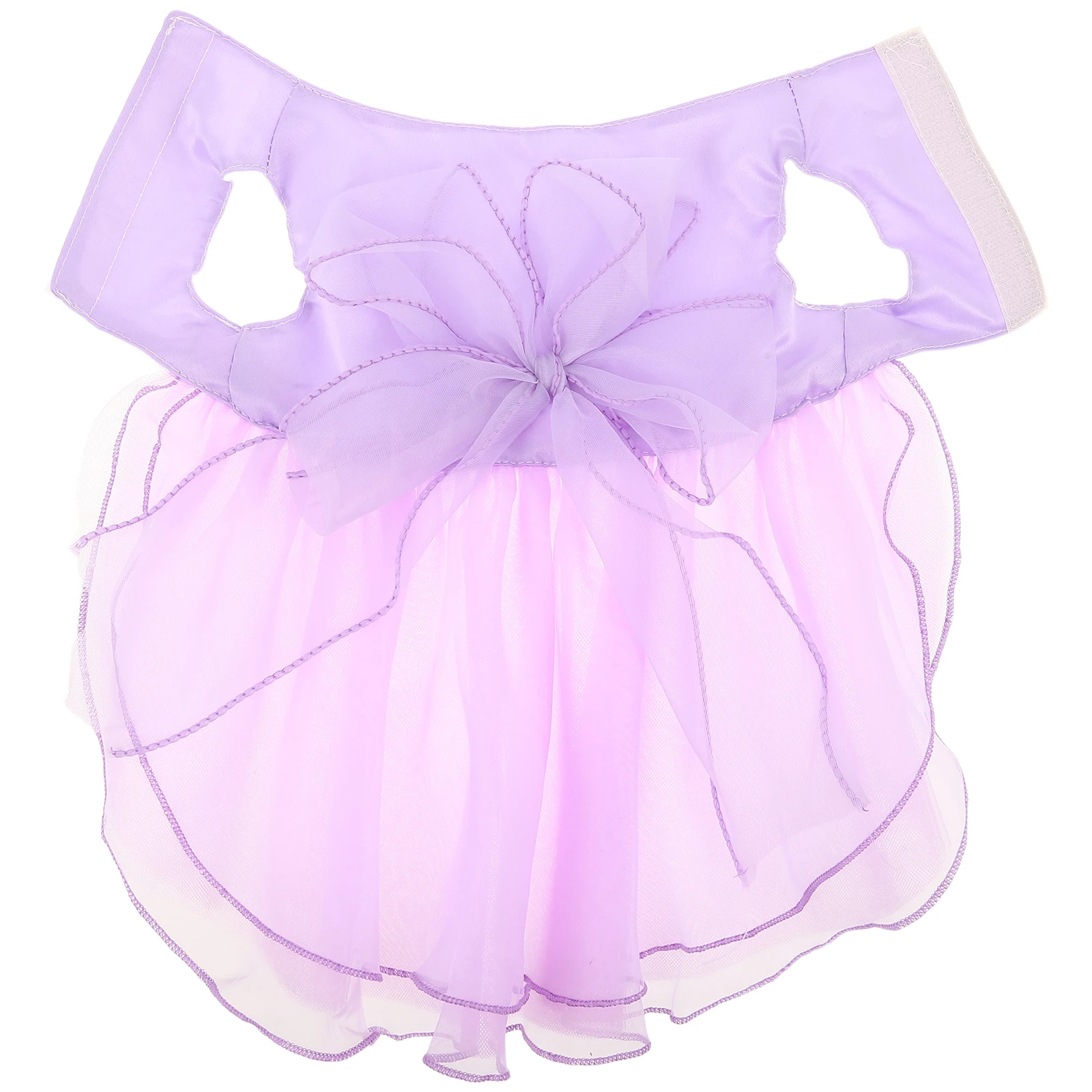 

Elegant Purple Dog Wedding Dress Princess Fancy Pet Outfit Formal Costume Apparel For Holiday Party Small Medium Large Sizes