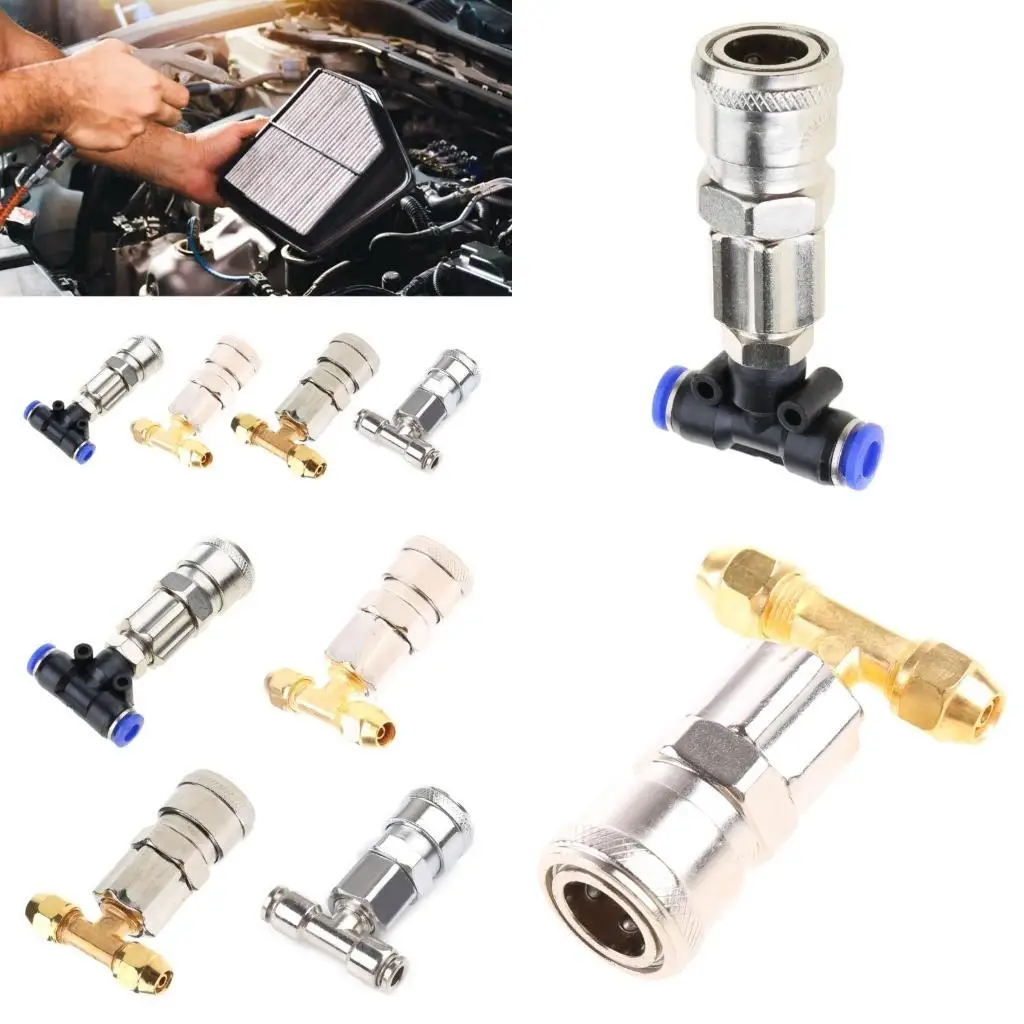 

Y1UD Air Compressor-Pneumatic Tank-Connector Air for Valve Three-way Joint Air for Tank Straight Through Joint for Trucks & T