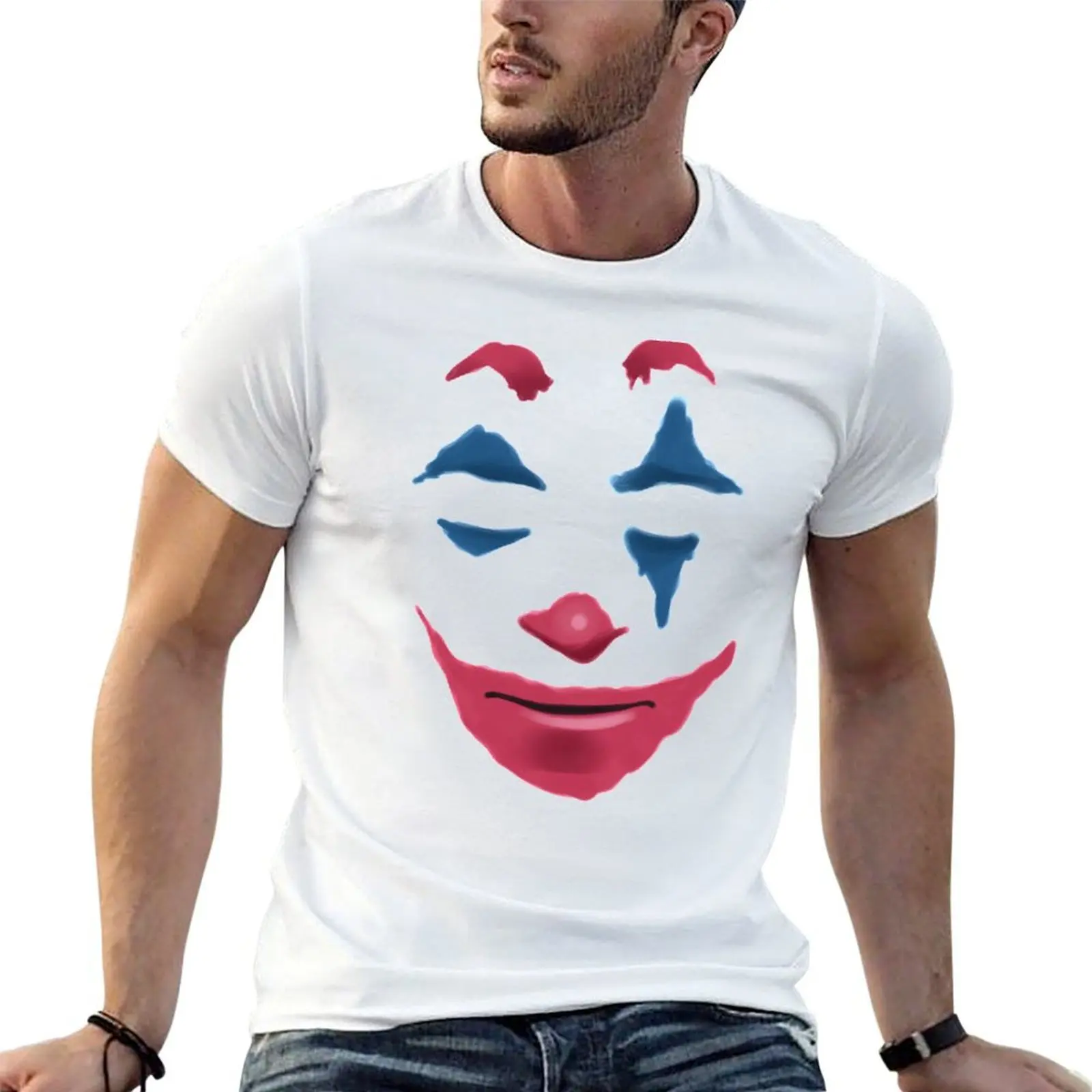

Clone Face T-Shirt anime t shirts oversize man t shirts cotton T-Shirt