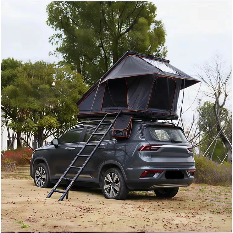 

Quick Setup Four-Season Straight Bracing Type Hard Shell Roof Hydraulic Struts Mattress Ladder 2-3 Person Automatic Opening