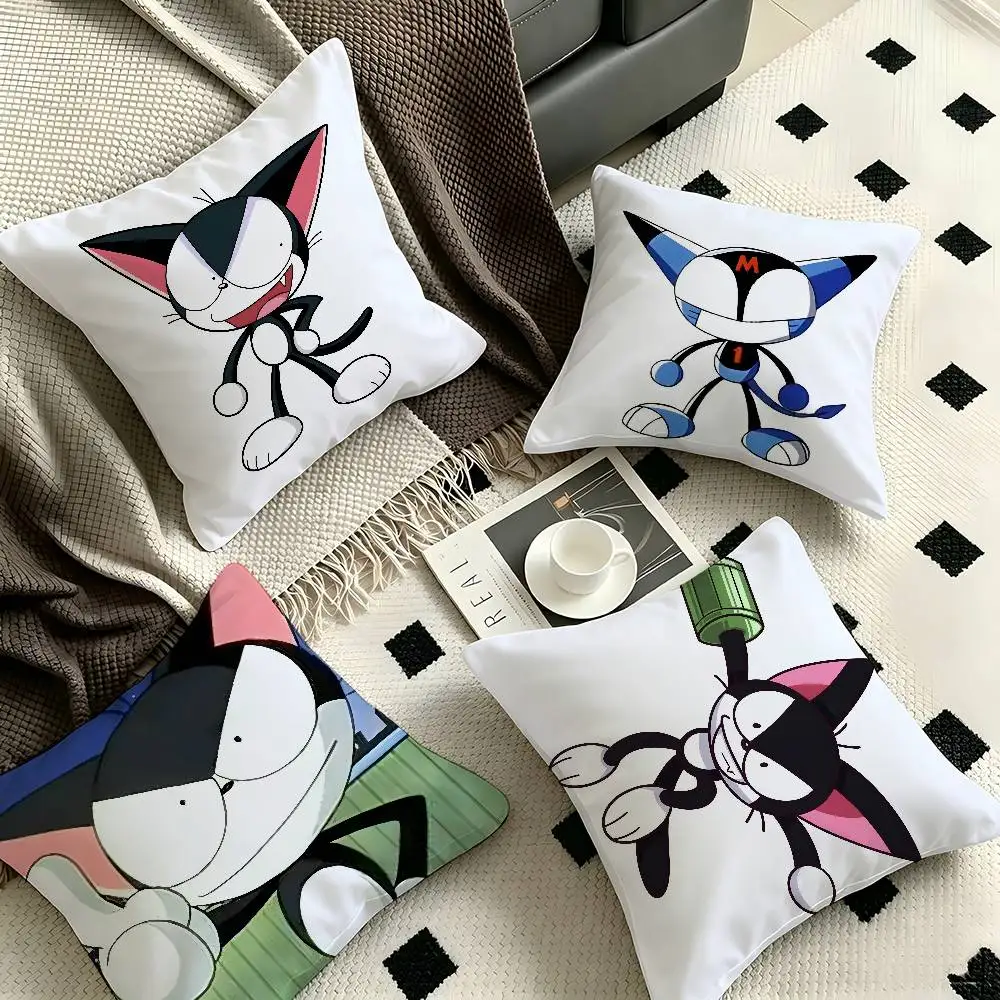 1pc Kuro Cyborg Kuro-chan Pillow Case Fashion Square Pillowcase Bedroom Sofa Room Ins Decoration Leisure