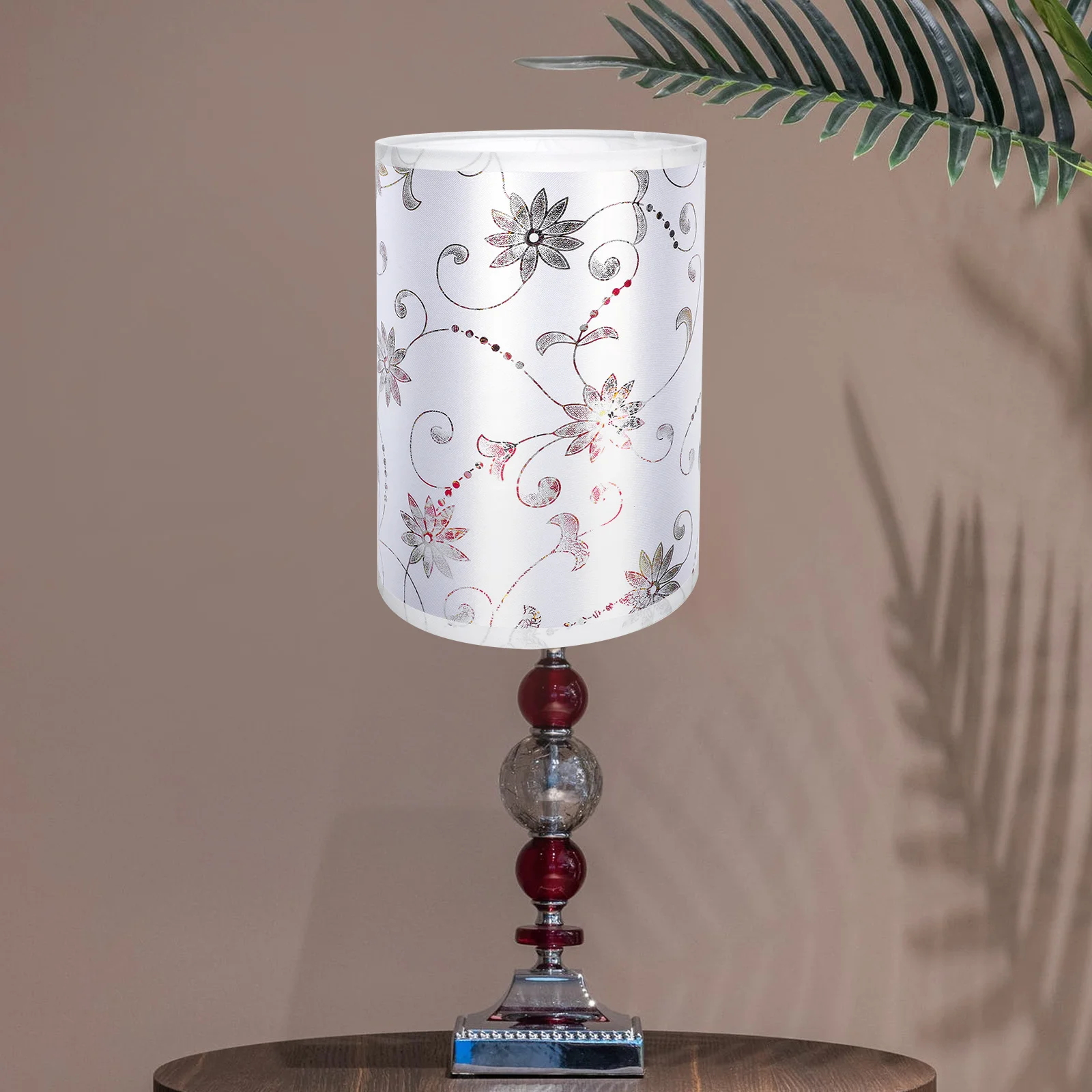 

Cloth Craft Lampshade Sturdy Fabric Table Lamp Cover Decor Bedroom Living Room Desk Light Cover Accessory Warm Diffuse Lighting