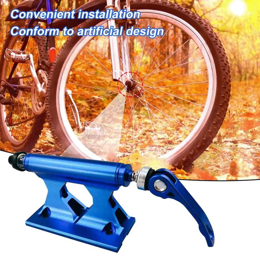 

Block Mount Rack Ergonomic Design Quick Release Aluminium Alloy Versatile Bicycle Front Fork Fixed Clip for MTB