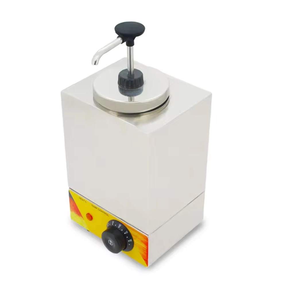 

Commercial Chocolate Sauce Dispenser New Hot Sauce Warmer Sauce Cooking Making Machine Stainless Steel Chocolate Heater