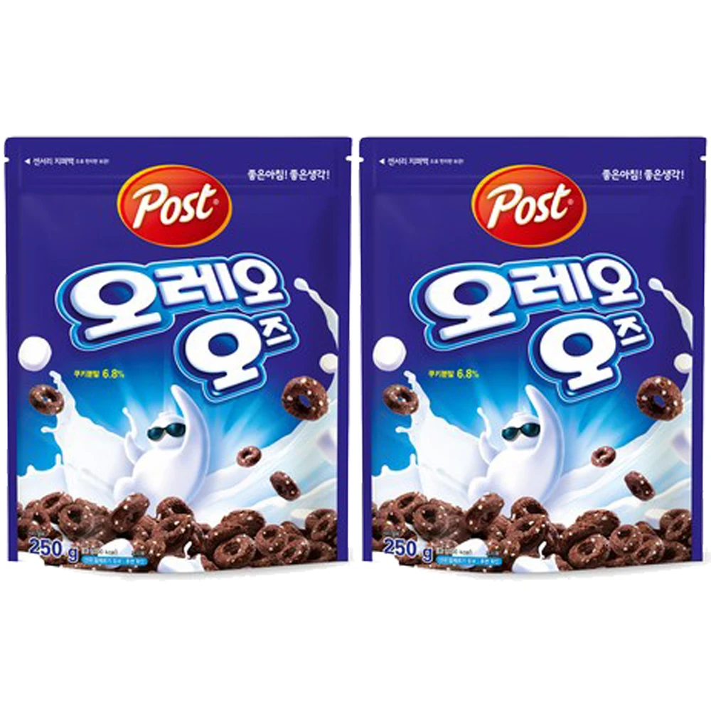 Post Oreo O's Cereal 250g x paquete de 2