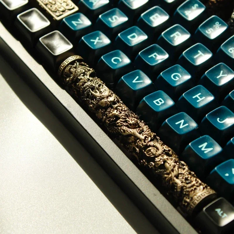 Imagem -04 - Mifuny Dragon Pillar Space Bar Keyboard Cap Keycap Personalizado Original para Teclado Mecânico Artesão de Resina 6.25u Cultura Chinesa