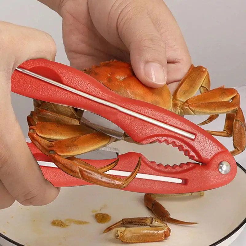 Crab Crackers And Tools 4 PCS Stainless Steel Crab Claws Picking Tools Anti-Slip Seafood Tools Nut Cracker For Crab Legs Kitchen