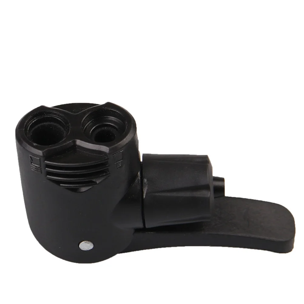 

2Pcs Premium Dual-Purpose Inflator Nozzle and French Valve Systems Universal Tire Pump Adapter Fast Easy to Use Black