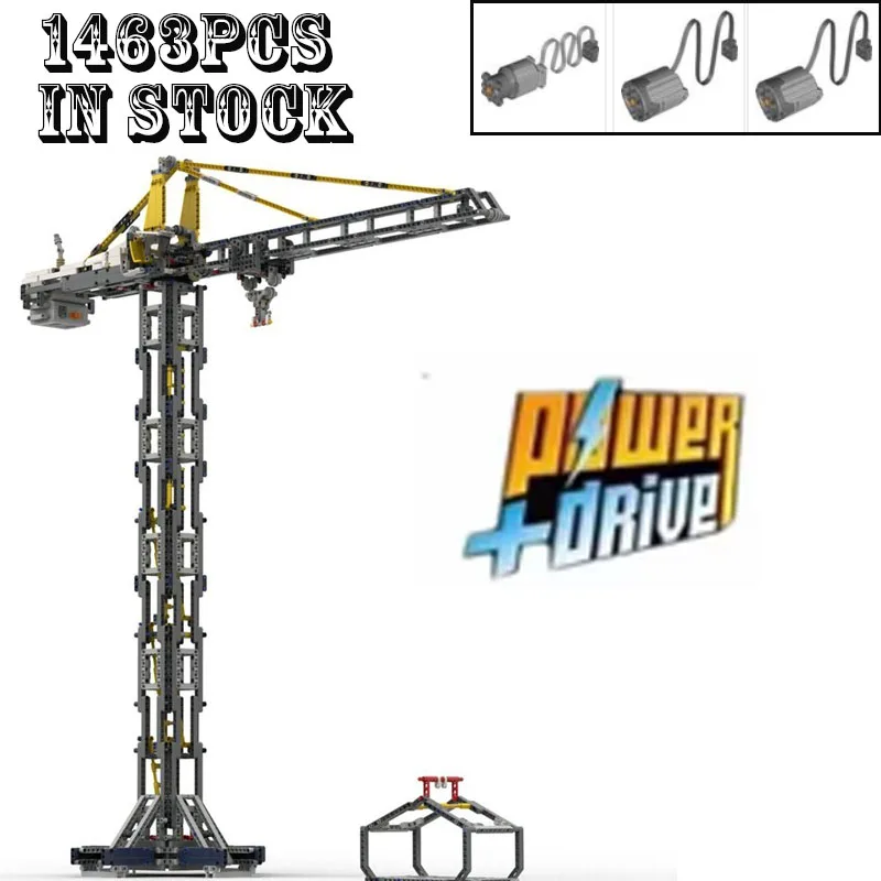 Tour suspendue classique avec télécommande, bloc de construction, modèle créatif pour garçon, jouet d'anniversaire et de noël pour enfants, cadeaux, MOC-25729