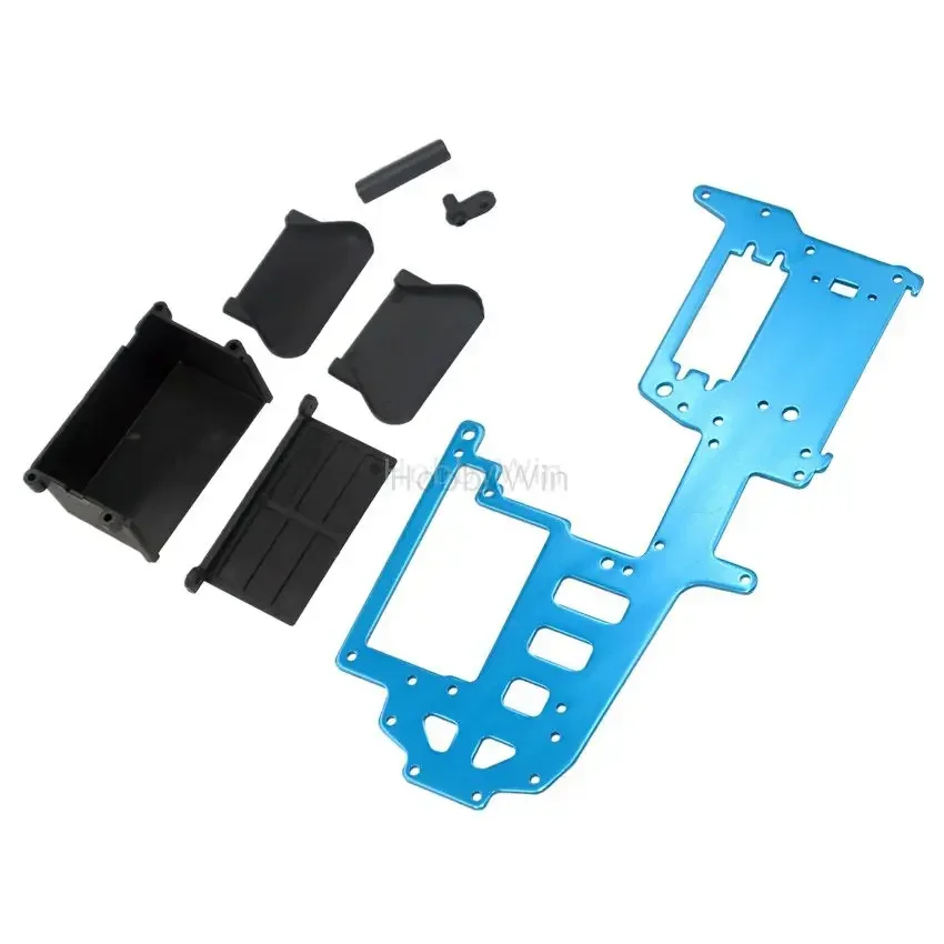 HSP part 102002 Alum Radio Try Battery Holder Upgrade 02115 for HiMOTO Hispeed 1/10 RC Nitro Car 94101 94105 94108 94109 94110