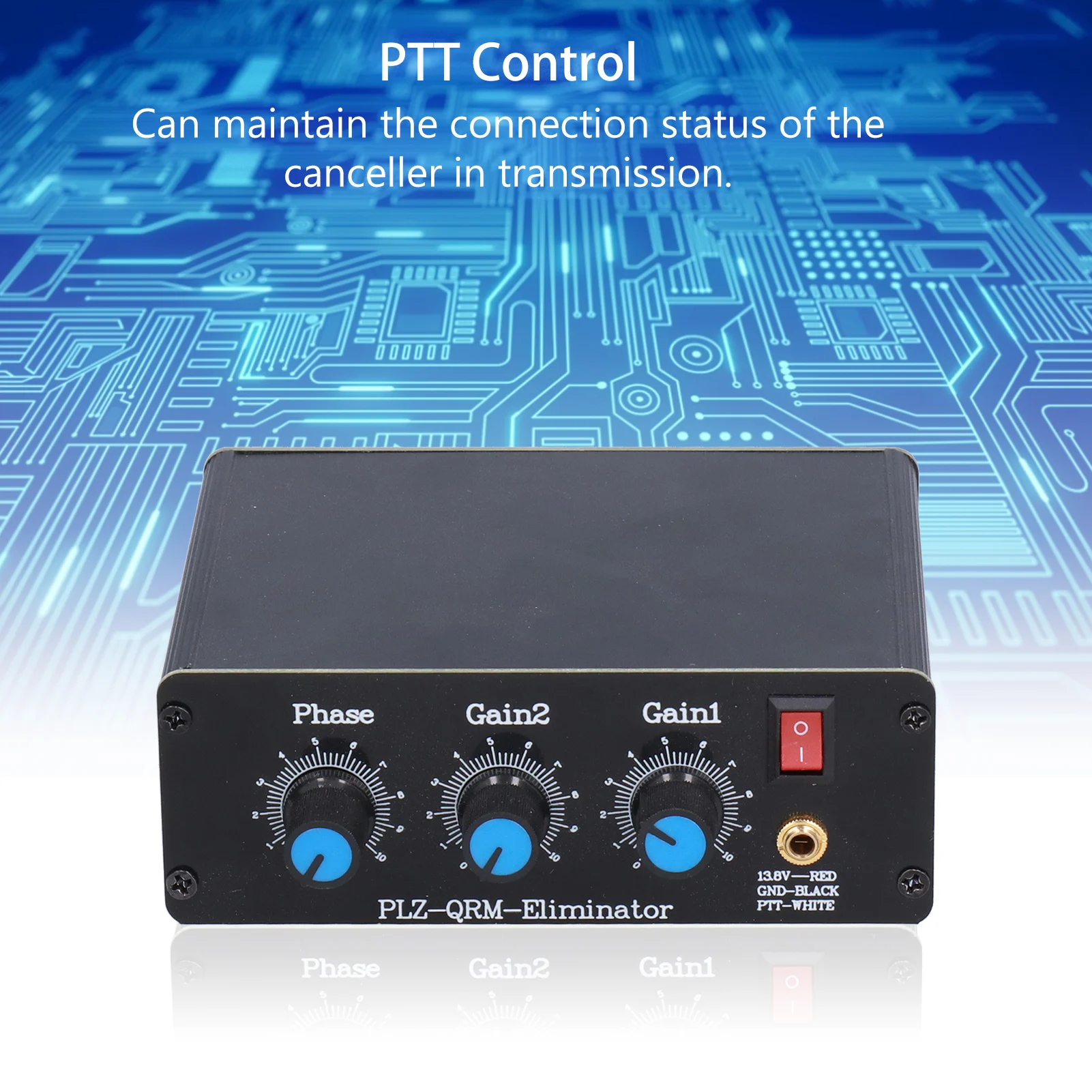 

QRM Eliminator Signal Canceller XPhase Adjustable PTT Control 130 MHz HF Bands