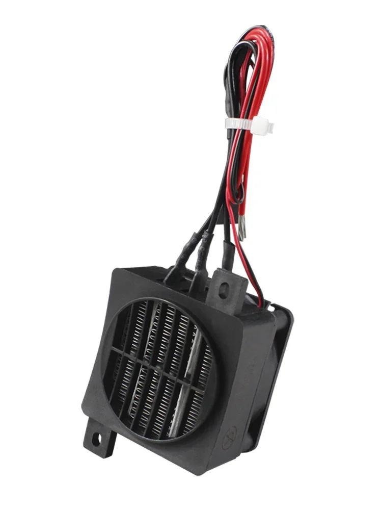 Grzałka PTC 12V~220V z termostatem, izolowana, z wentylatorem, do drukarki 3D, grzałka elektryczna PTC, ogrzewanie samochodowe, ogrzewanie małych przestrzeni — 2
