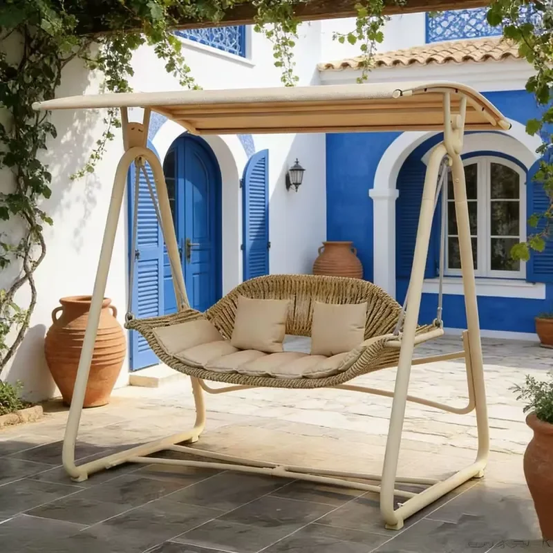 Metal Outdoor Swing Rocking Chair Hanging Bed Multiple Hammock for Courtyard Home Patio Garden