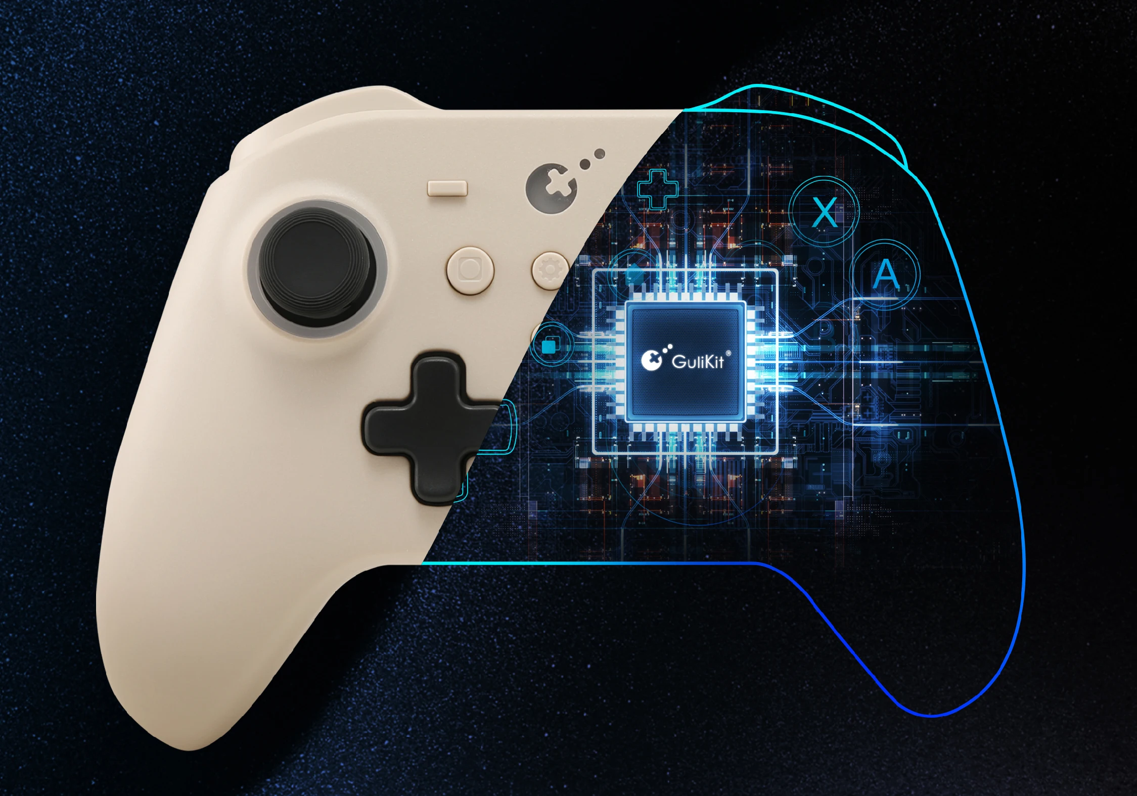 GuliKit KK3 Pro Controller mit Hall-Effekt-Joysticks und Auslöser KingKong 3 NS38 Gamepad für Windows Nintendo Switch Android iOS – Detail 16