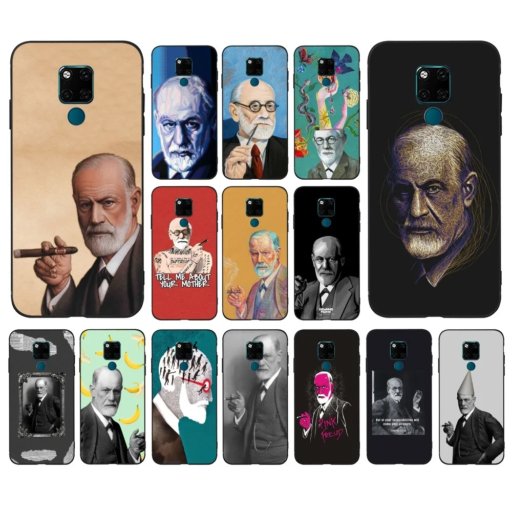 Sigmund psychoanalysis Freud Phone Case For Huawei Mate 10 20 30 40 50 lite pro Nova 3 3i 5 6 SE 7 pro 7SE