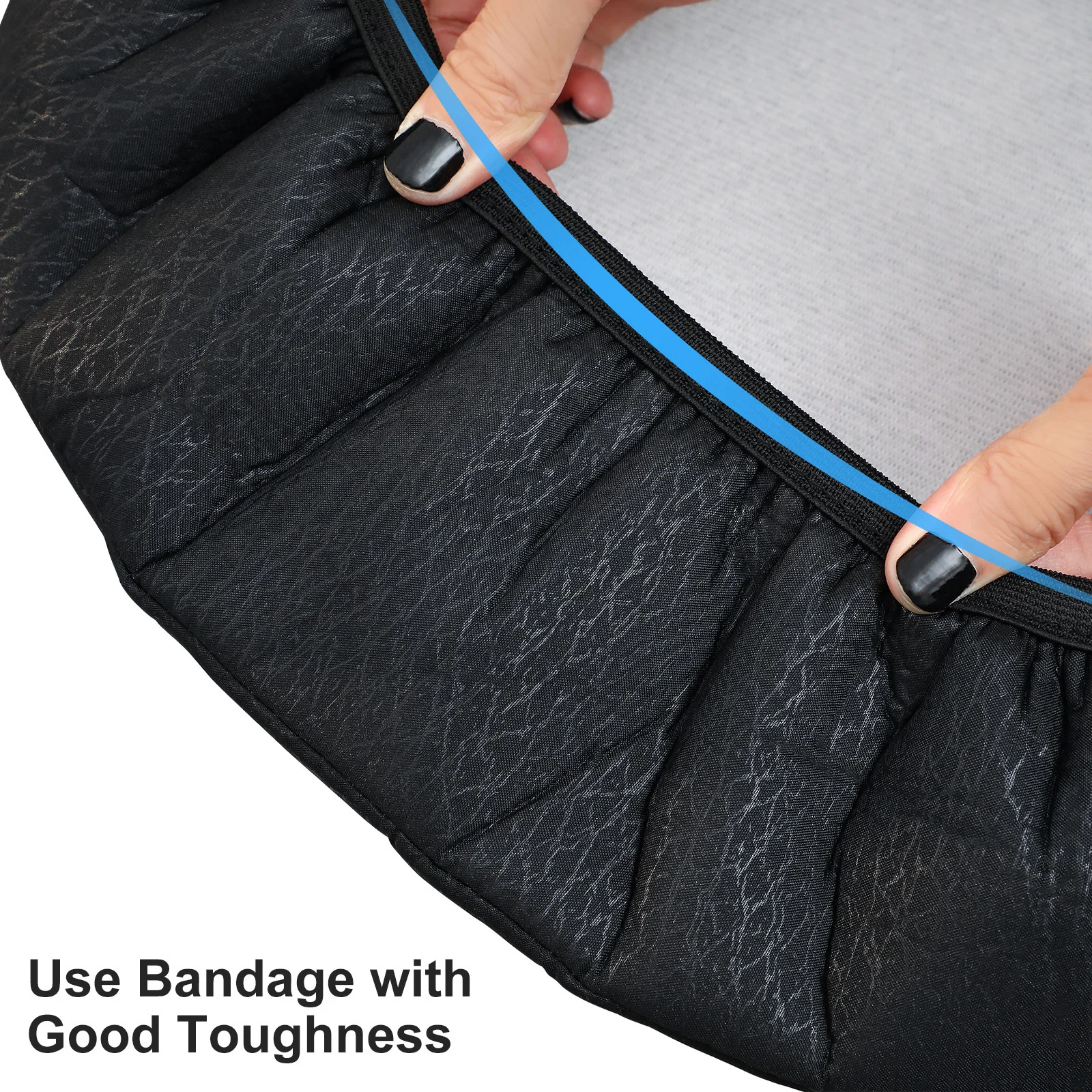 

Round Stool Cover Elastic Seat Cushion For Bar Cafe Home Non-Slip Bottom Cotton Blend Fabric Design Stool