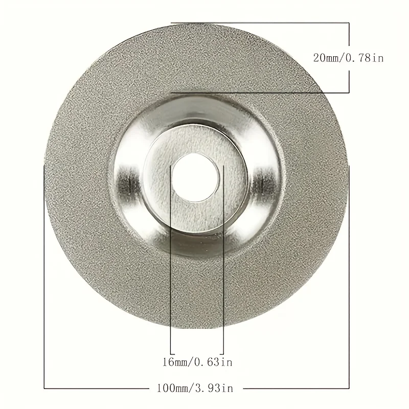 4-Inch Industrial Grade Metal Diamond Grinding Sheet - Ready-to-Use