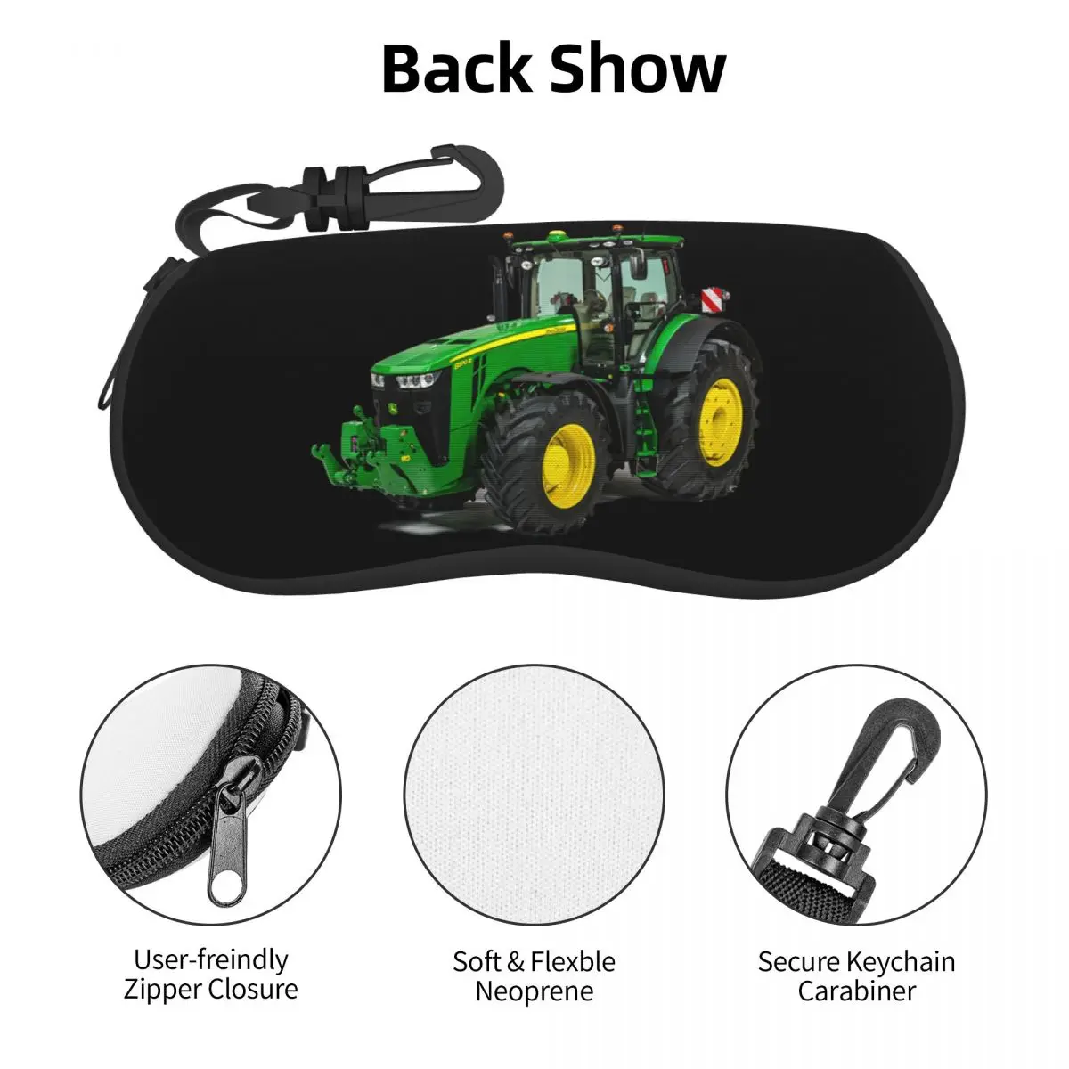 Custom Tractor Glasses Case Stylish Shell Eyeglasses Case Sunglasses Box