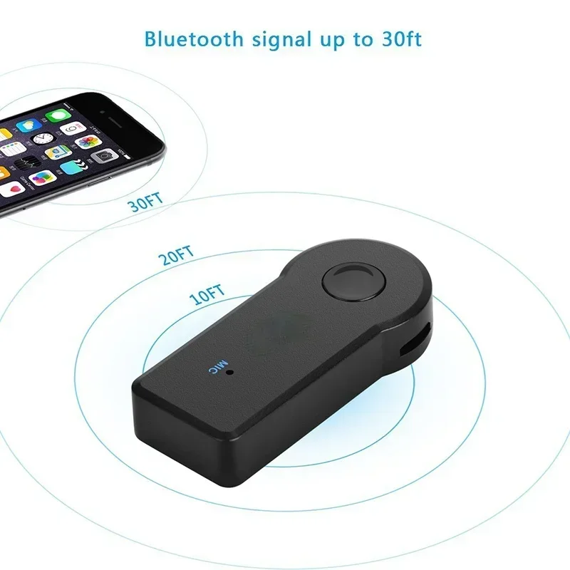 

Wireless Blue Tooth Receiver Transmitter Adapter 3.5mm Phone AUX Audio MP3 Car Stereo Music Receiver 2 In 1 Adapter