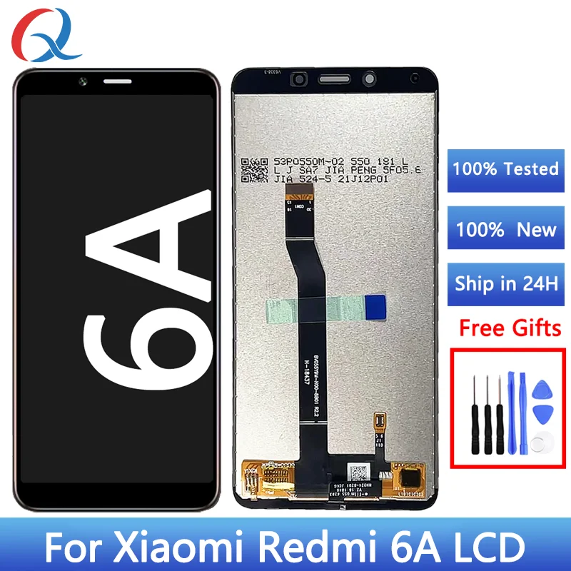 Mobile phone Lcds For Xiaomi Redmi 6A Screen Replacement Pantalla For Xiaomi Redmi 6A Lcd Touch Display Or