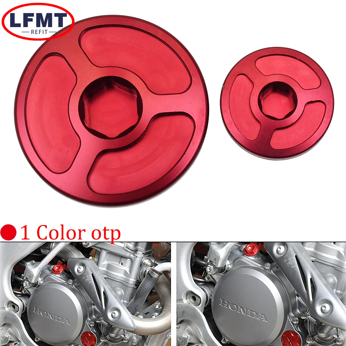 

Motocross Engine Timing Plug Cover For Honda TRX400EX 450ER CRF230F CRF150R 250R 250X 450X 450R CBR600RR CRF250L 250M 2007-2018