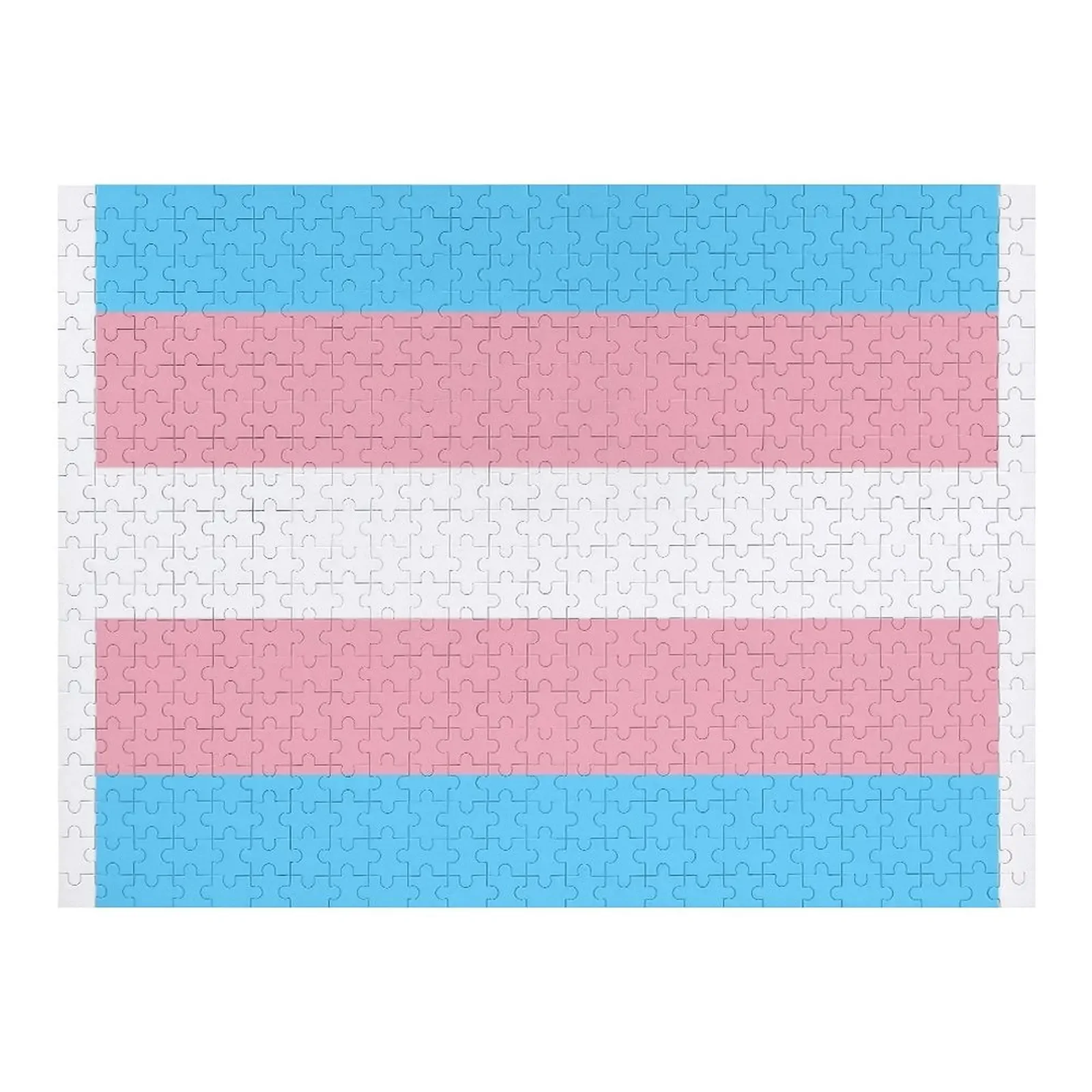 

Transgender pride flag Jigsaw Puzzle Toddler Toys Personalize Personalized Gift Married Puzzle