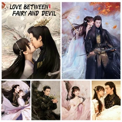 Chinese Drama Love Between Fairy And Devil AB Diamond Art Painting Cang Lan Jue TV Show Dong Fang Qing Cang Cross Stitch Decor