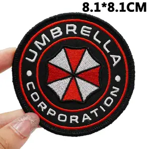 Dachpatches mit Hakenrücken, Stickerei, Applique, Nählabel, Punk, Motorradfahrer, Band, Rock, Kleidung, Embleme 8 Hauptverkauf Motard Stickerei - №3