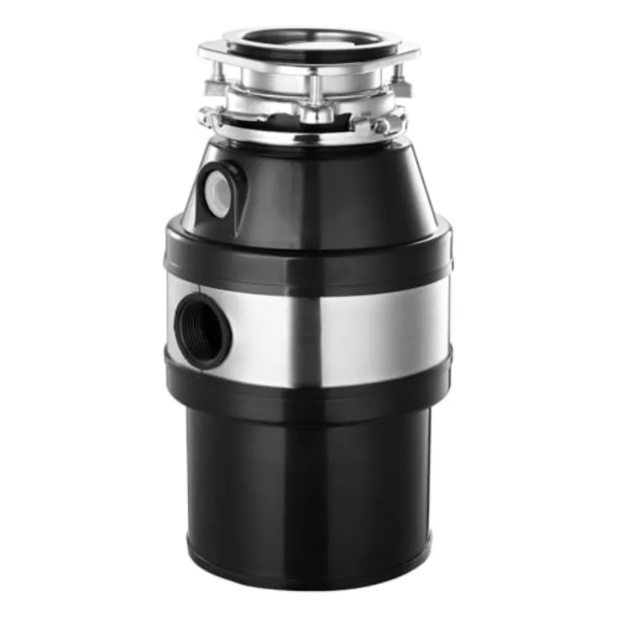 Kitchen Garbage Disposal - 3/4 HPs Electric Kitchen Waste Disposer 4000r/m Kitchens Sink Food Waste Disposal Stainless Steel Fo