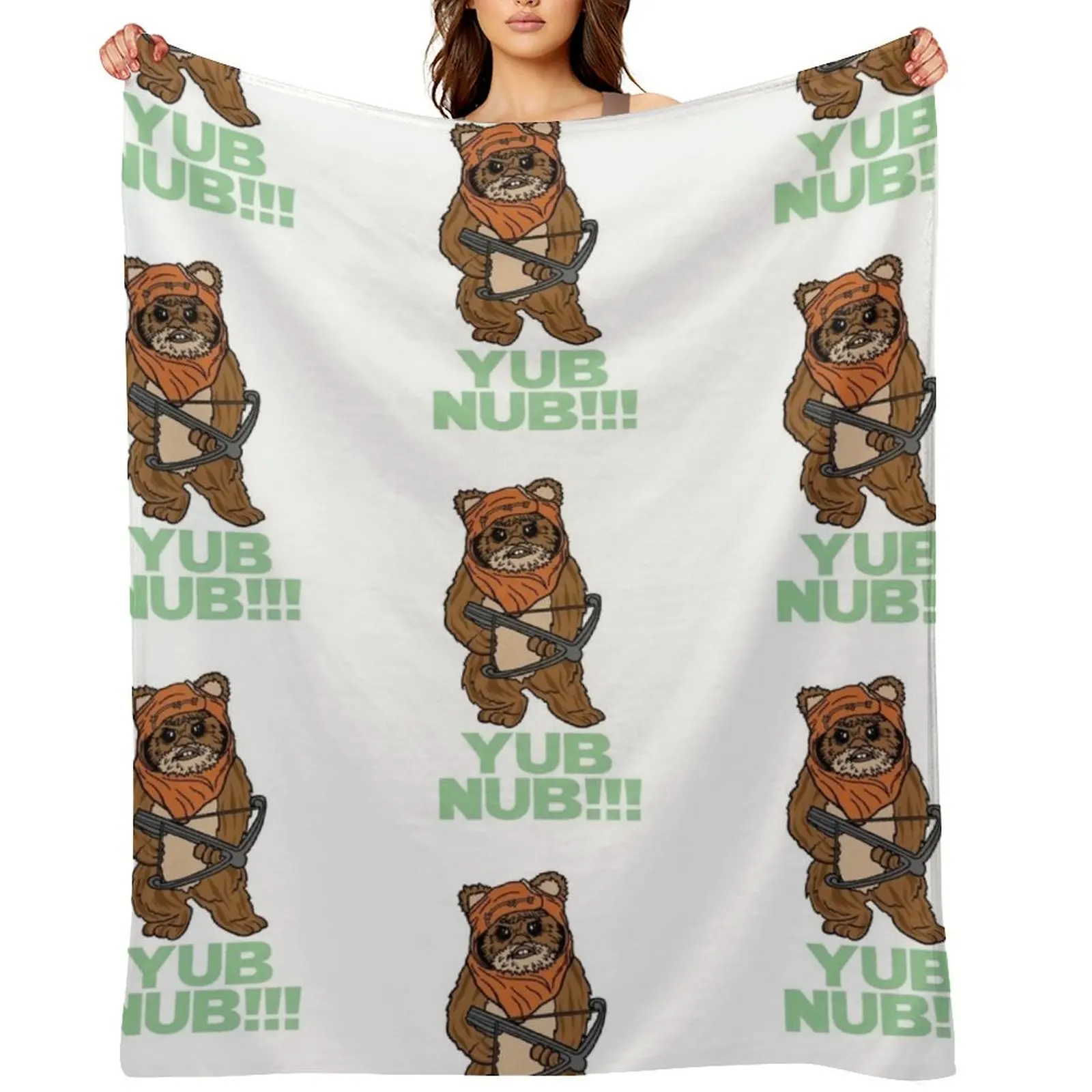 

Ewok Throw Blanket Thermals For Travel Baby Summer Beddings Warm Blankets