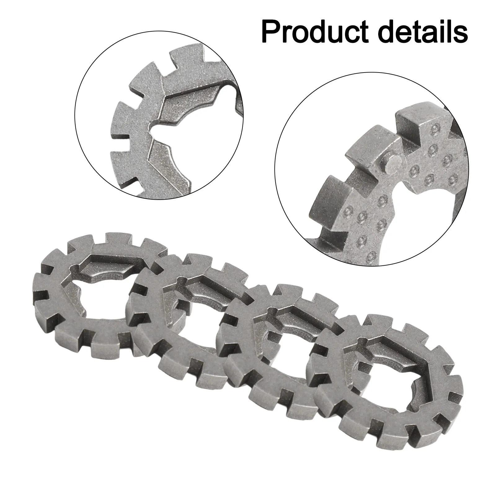 Four Pieces Oscillating Saw Blade Adapters Compatible with Multi Power Tools for Use with Accessories in Woodworking