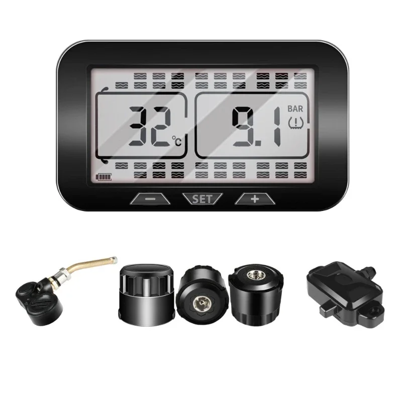 

Large truck tire pressure detection system TPMS trailer tractor