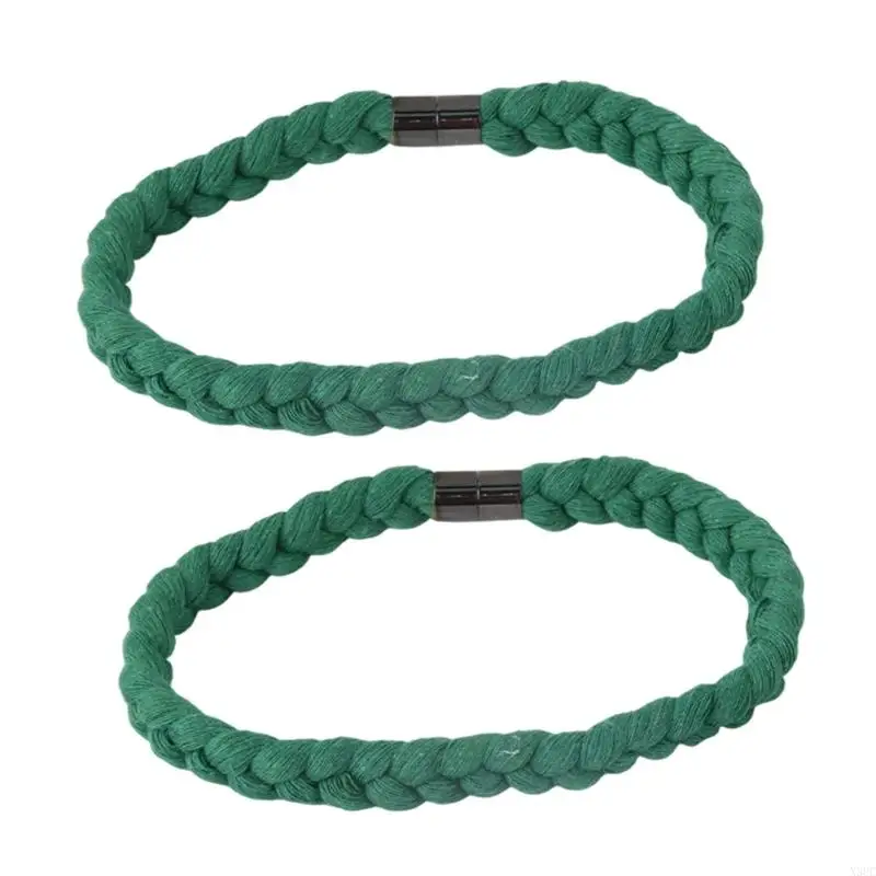 No Drilling Curtain Accessories Tiebacks Clips Braided Rope Drapery Holdbacks For Various Window Treatments X3UC