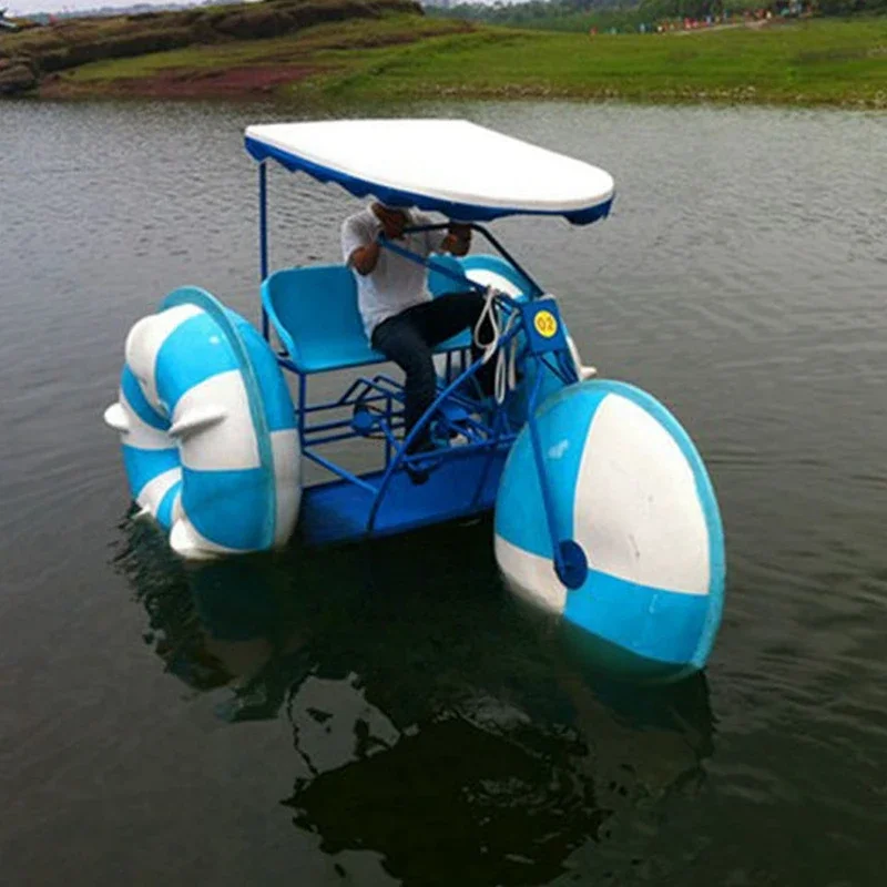 Waterpark Sea Water Sports Games Amusement Park Family entertainment 3 Wheels Tricycle Bicycle Bike Aqua Cycle Water Pedal Boat