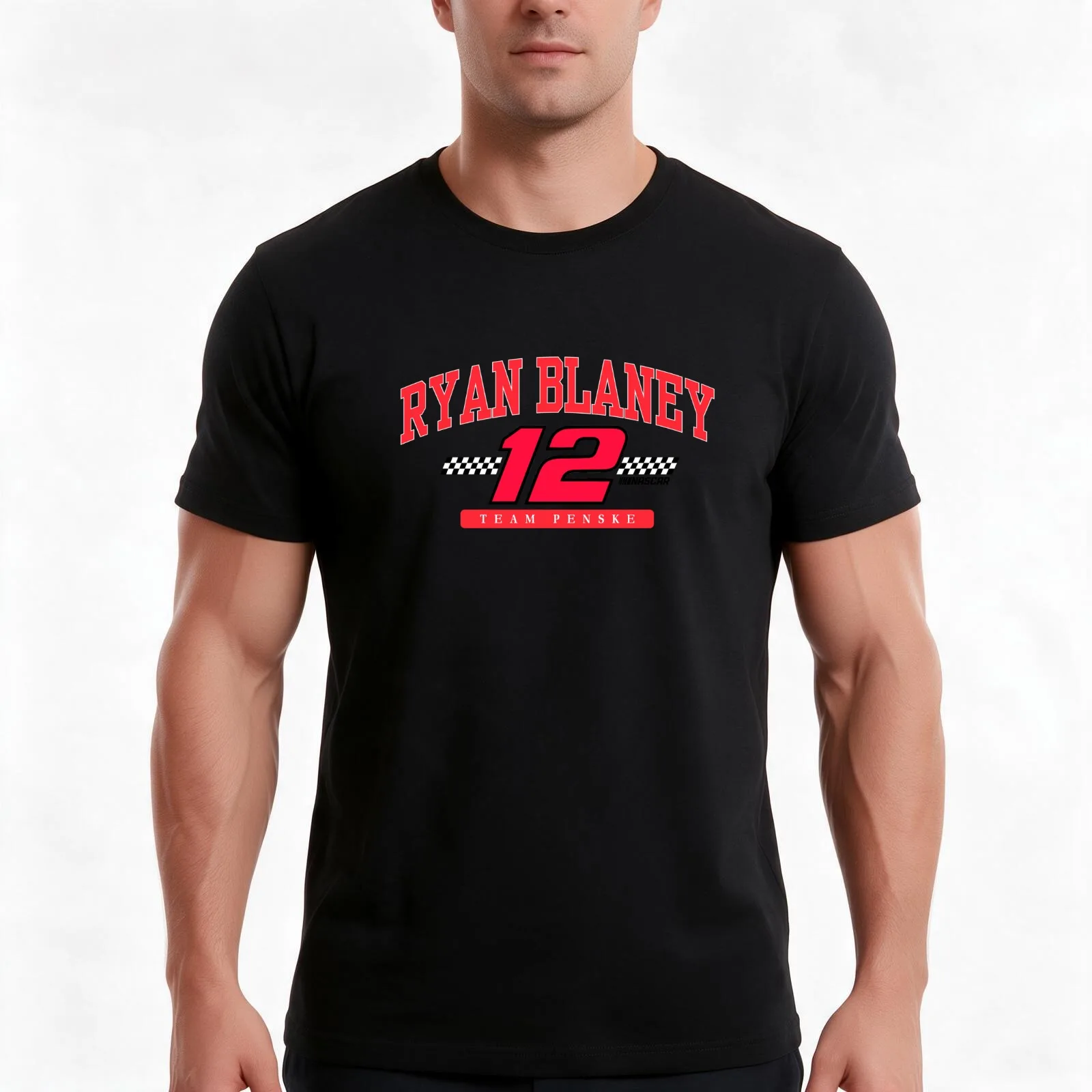 Ryan Blaney 12 Team Penske For Man For Women Handmade T-Shirt, Summer Casual Cotton Tee, Oversized Streetwear Tops, 100% Cotton