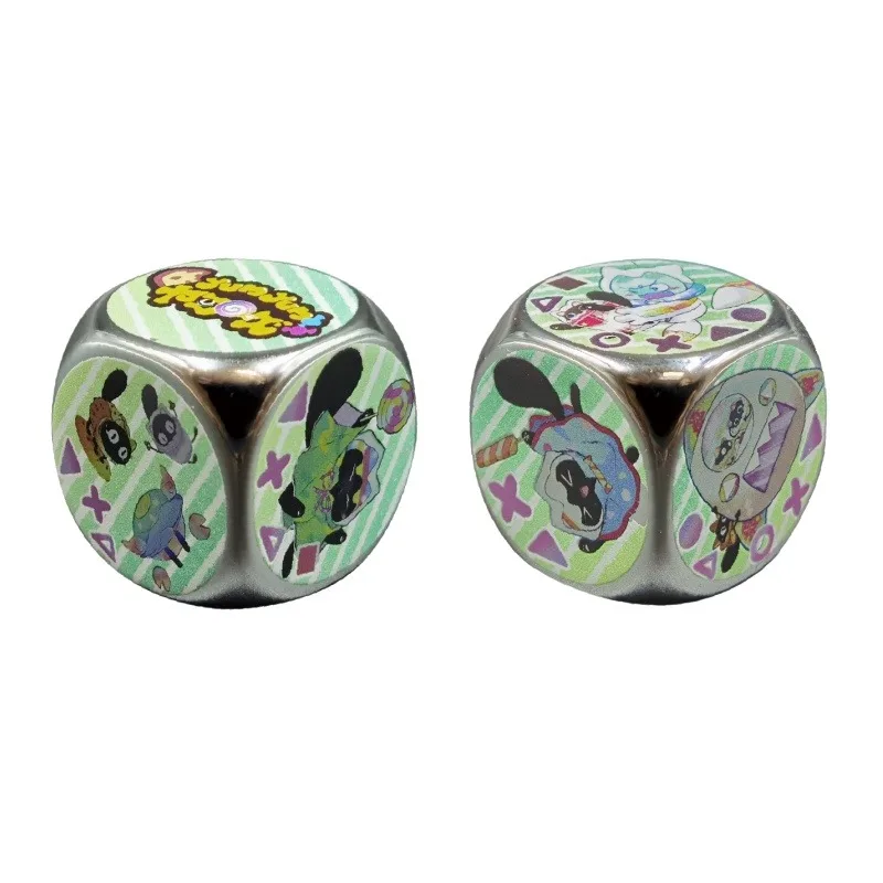 

TCG C106 Yu-Gi-Oh! Игровые кубики-жетоны Cooky Yummy: аниме-мультяшные металлические кубики для карточных игр, игрушка-подарок