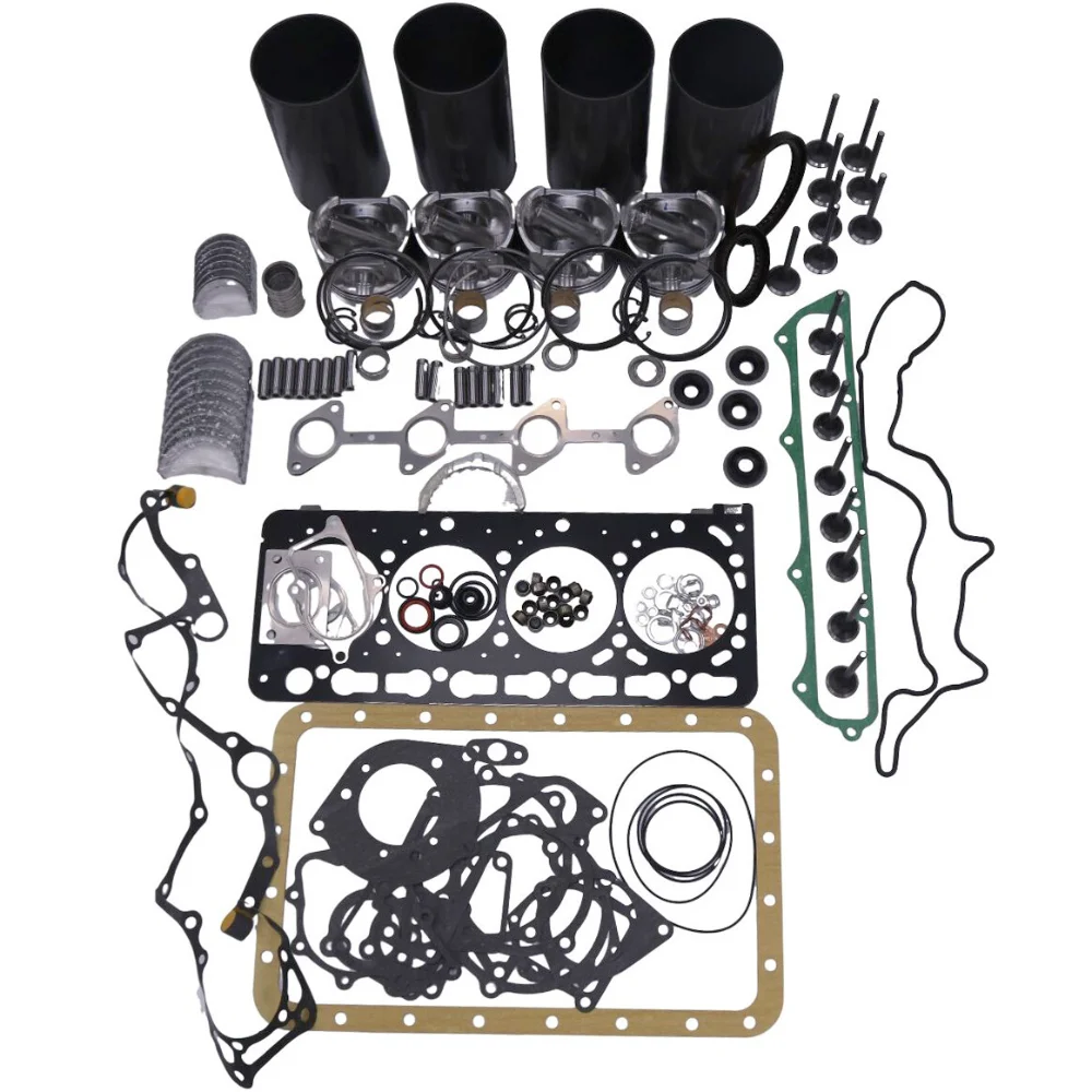 for Overhaul Rebuild Kit for Kubota V3800 Engine Electron Injection 60MM Piston